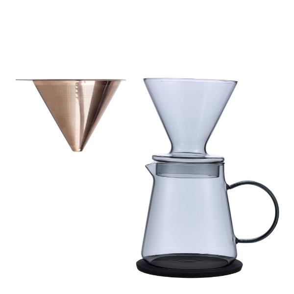 Lundi kaffebrygger 0,7L smoke