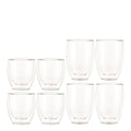 Pavina kaffeglass sett 8 stk 25 cl + 35 cl
