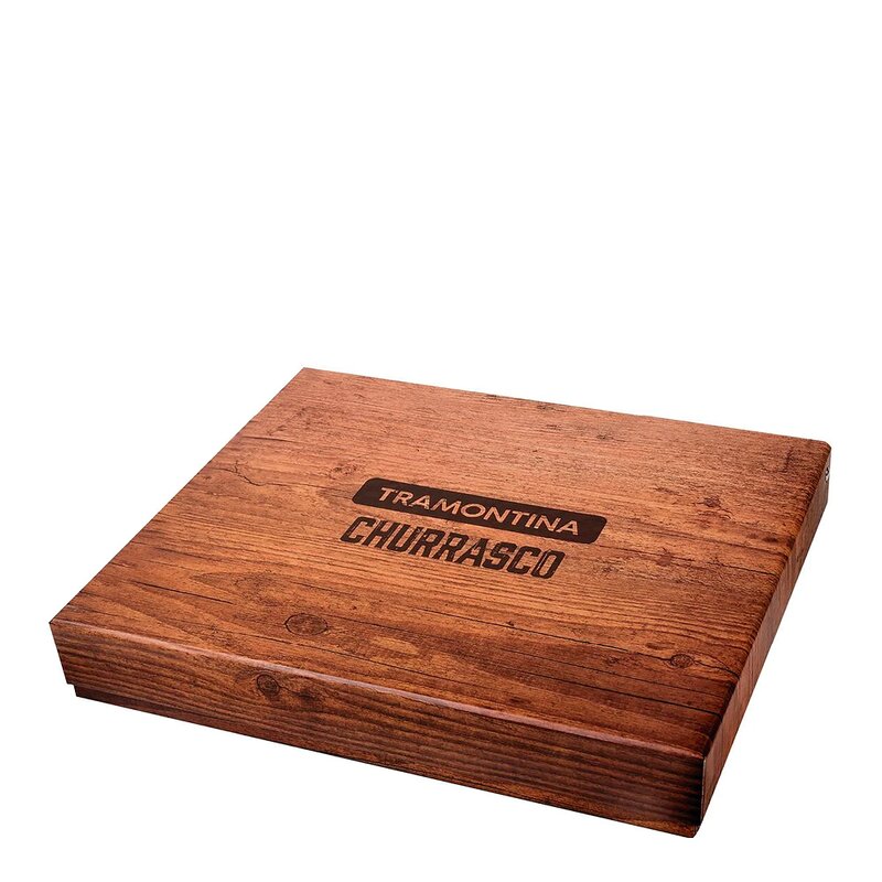 Churassco BBQ sett 15 deler cutelaria 55169 mørk brun