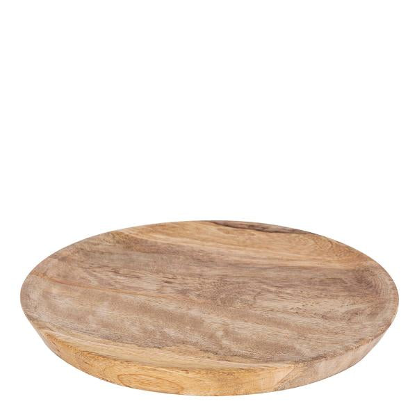 Trevare tallerken 22 cm brun