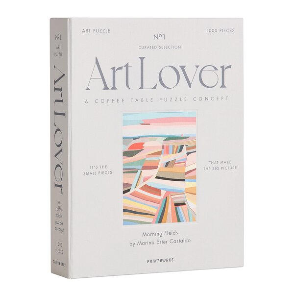 Art Lover Book puslespill morning fields 1000