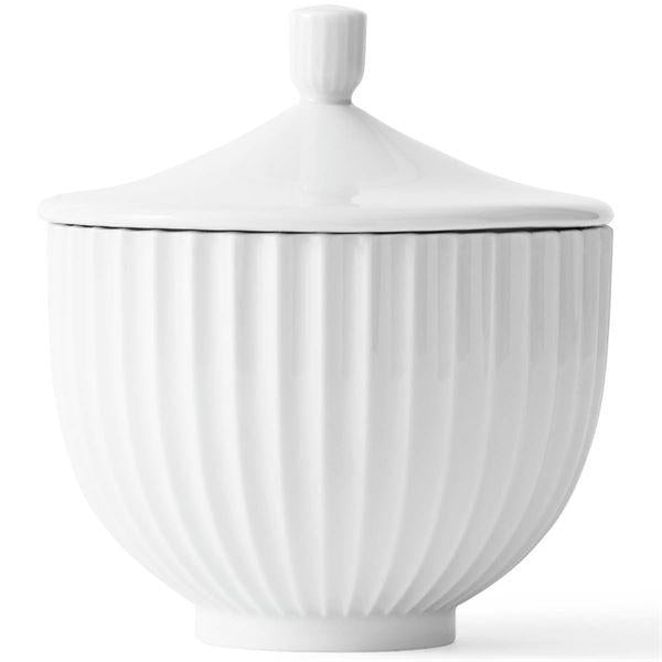 Bonbonnier ø14 cm hvit