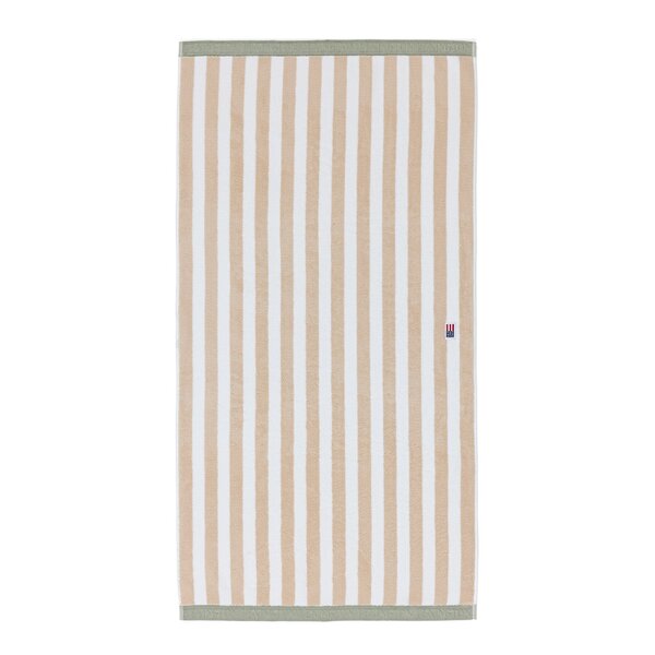 Håndkle blokkstriper 30x50 cm moonbeam
