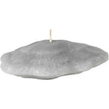Seashell figurlys 5x15 cm taube grey