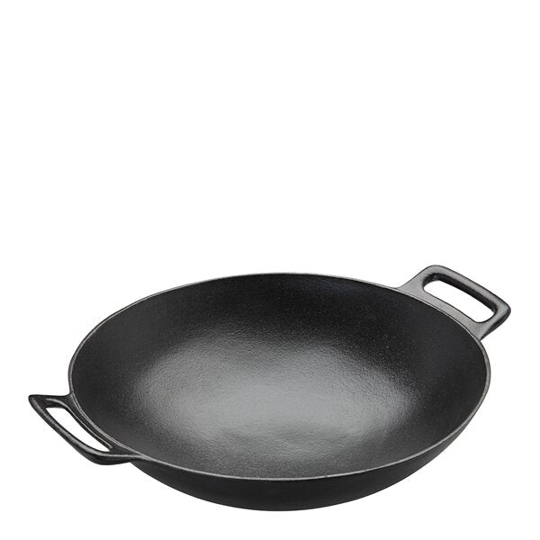 Wokpanne 36 cm støpejern