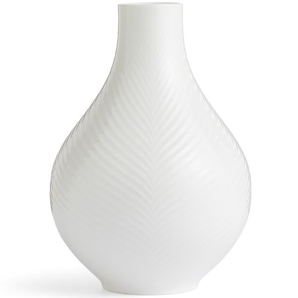 White Folia pærevase 23 cm