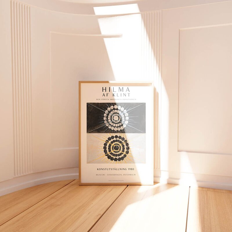 Hilma af Klint x PSTR Studio poster 50x70 cm hilma af klint art exhibition