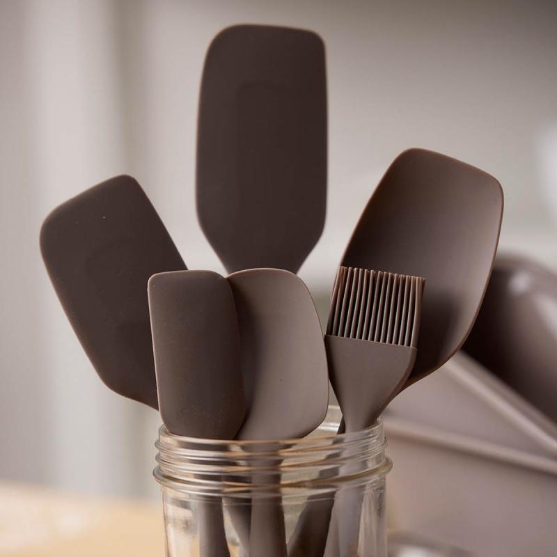 Deigskraper 31 cm silikon latte