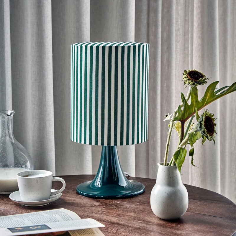Tulip bordlampe 38 cm grønn