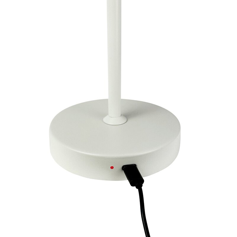 Stockholm portable bordlampe version 2 30 cm perlehvit
