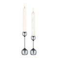 Silhouette lysestake sett 12 + 14,5 cm krom
