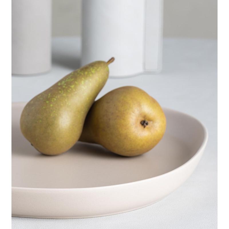 Curve Stoneware serveringsfat 35x30 cm sand