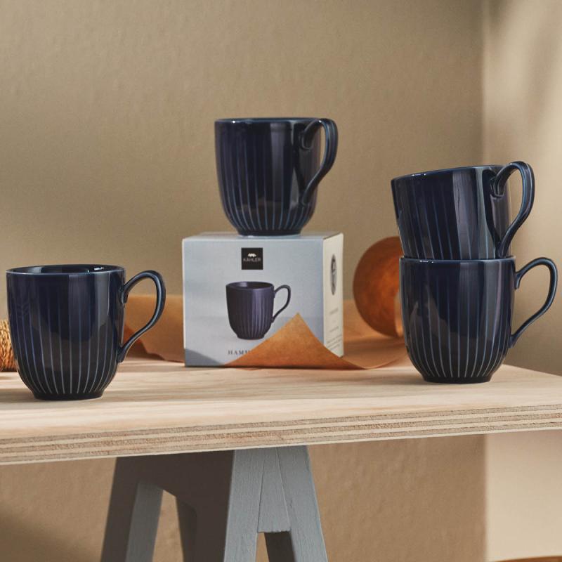 Hammershøi krus 33 cl indigo