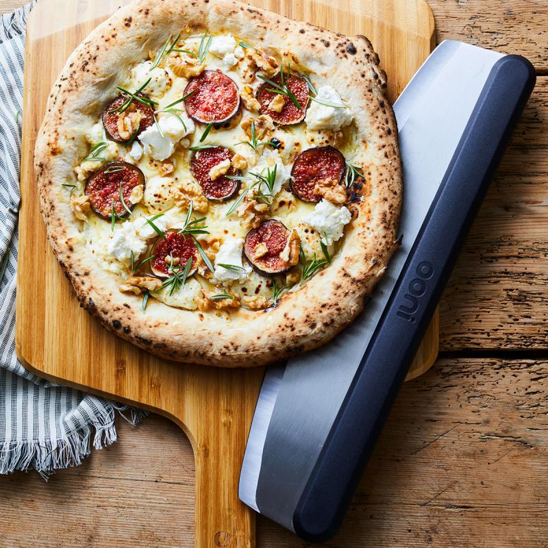 Rocker Blade pizzakutter 38 cm stål/svart