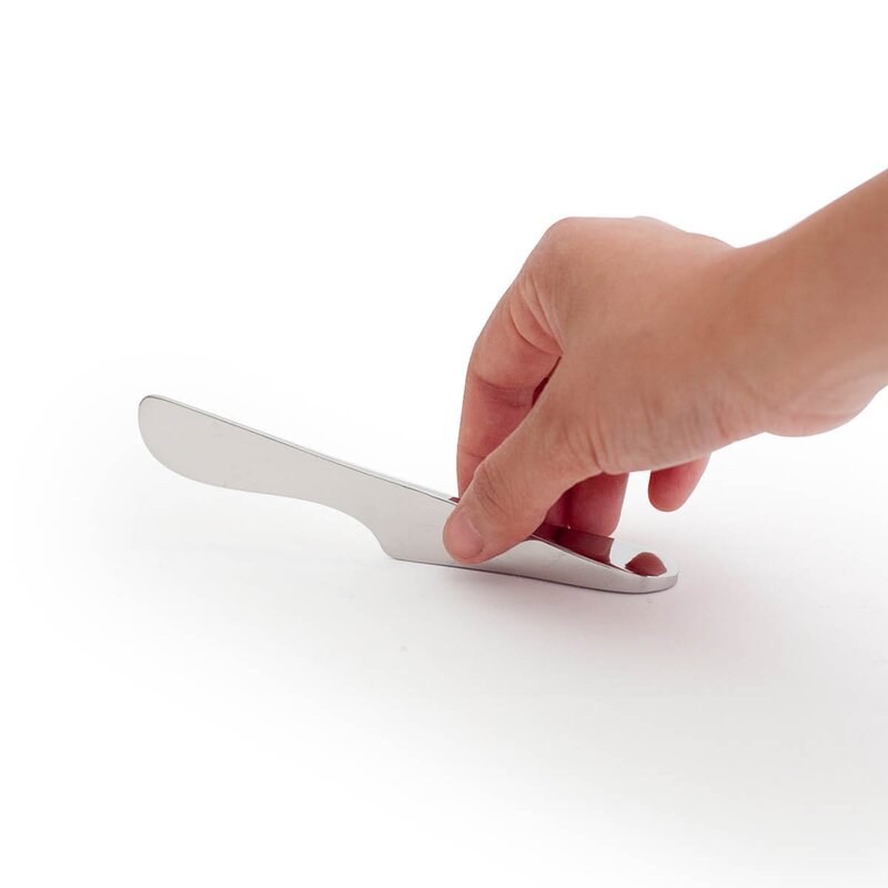 AirSpreader ostekniv/smørekniv selvstående 14,3 cm rustfritt stål
