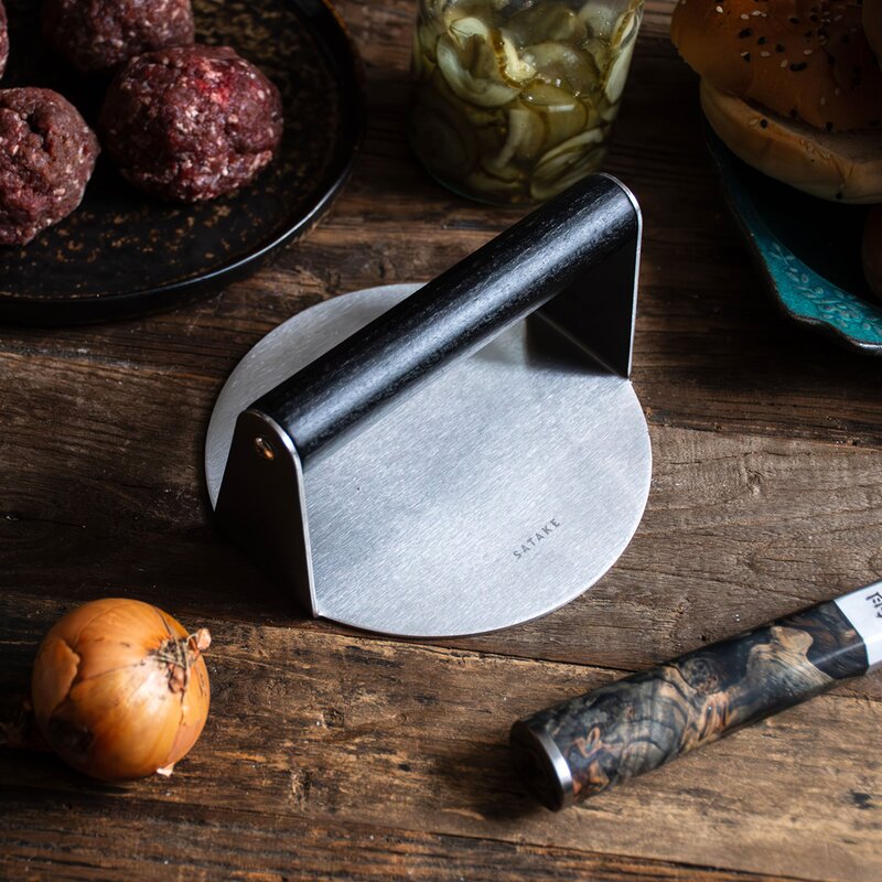 Smash burgersett 3 deler svart/rustfri