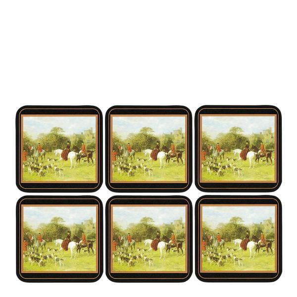 Tally ho glassunderlag 6 stk
