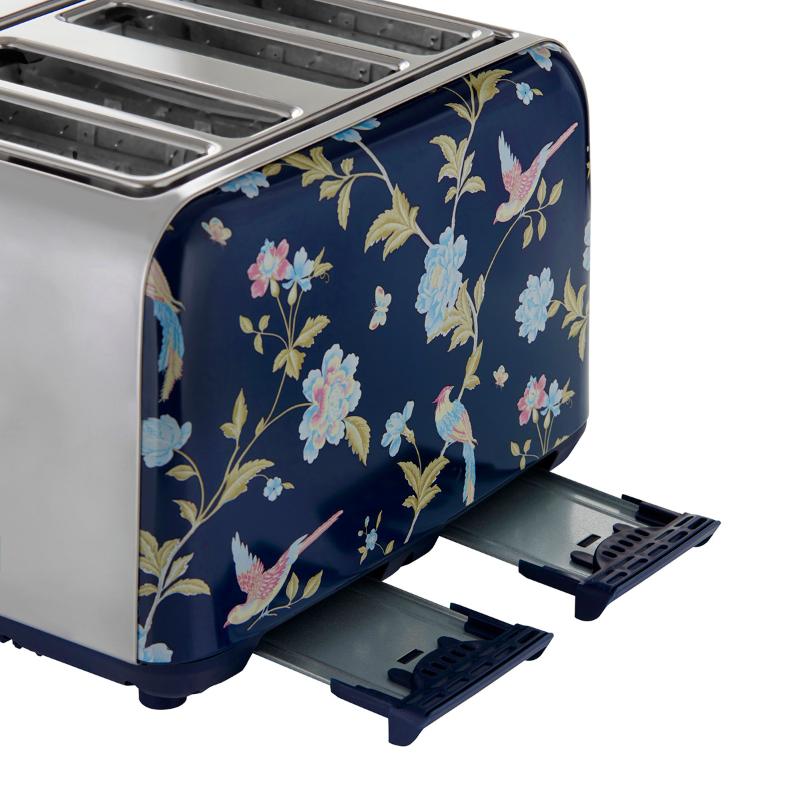 Elveden brødrister 4 skiver blue/silver