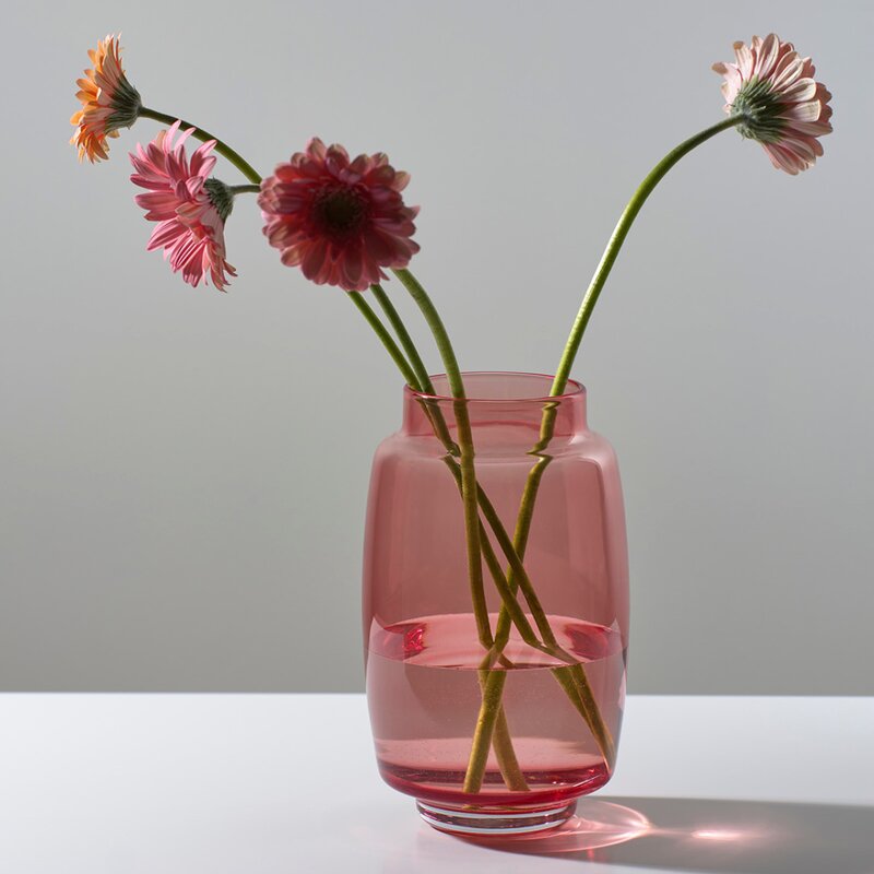 Olivia vase 24 cm rosa