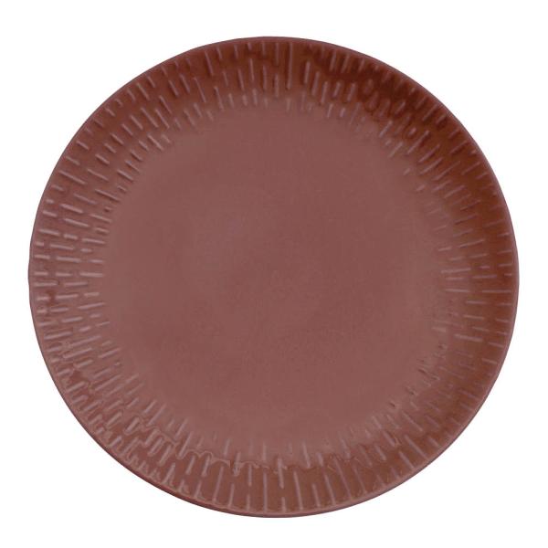 Confetti middagstallerken 27,5 cm bordeaux