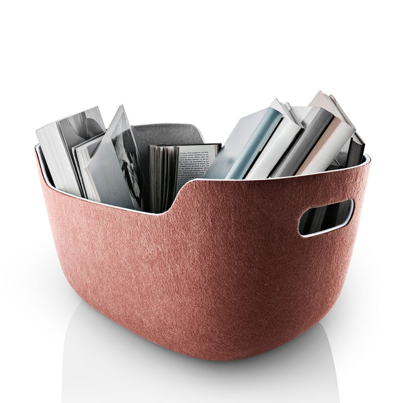 Tidy oppbevaringskurv 48x35x23 cm chestnut