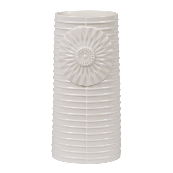 Pipanella Lines oval vase 18,1x8,5 cm hvit