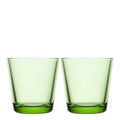 Kartio glass 21 cl 2 stk eplegrønn