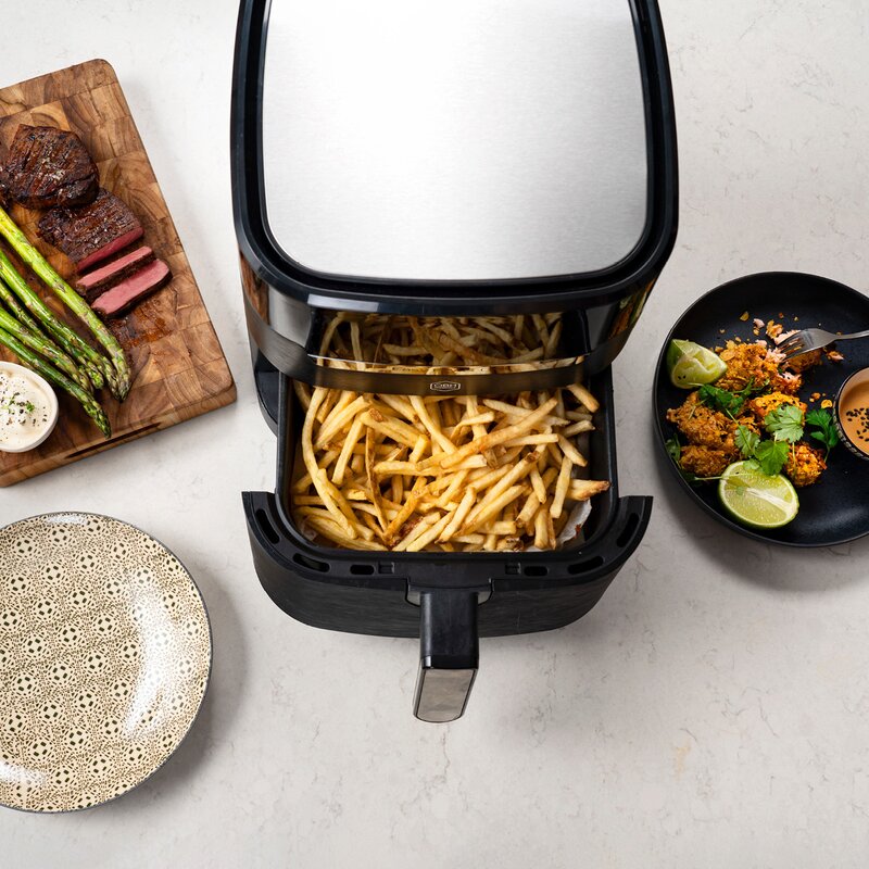 Easy Fry Precision AG5058S0 airfryer 2-i-1 svart