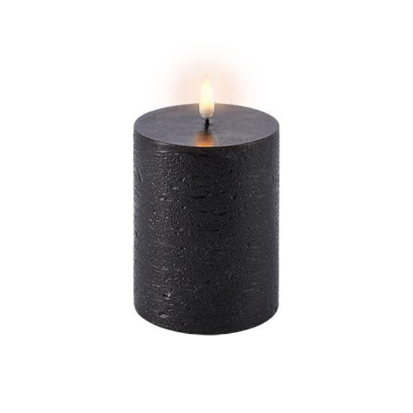 LED kubbelys 10x8 cm svart