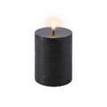 LED kubbelys 10x8 cm svart