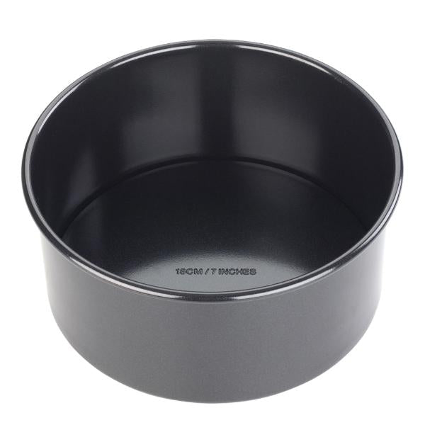 Bakeform løs bunn 18 cm svart