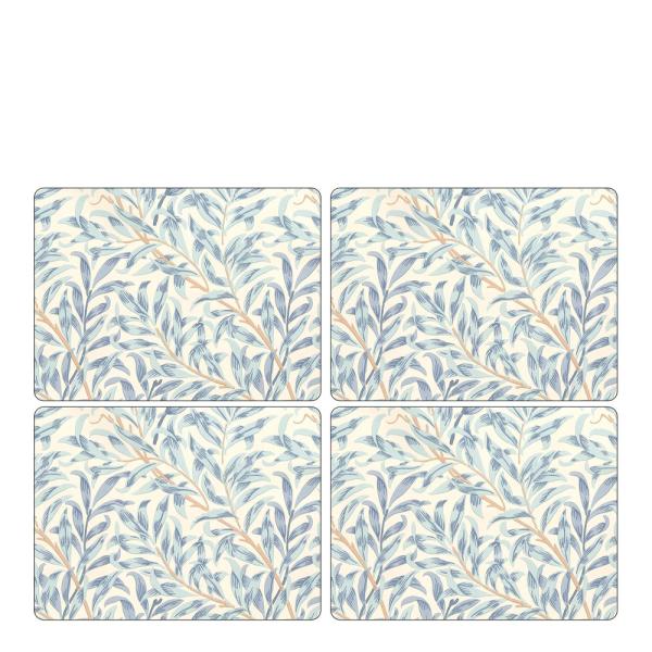 Willow Bough bordbrikke 30x40 cm 4 stk blå