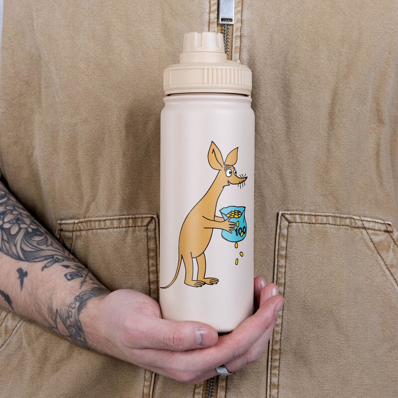 Mummi termoflaske 0,55L Sniff beige