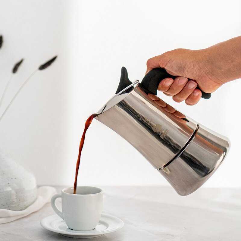 Moon Exclusive espressokanne 6 kopper 25 cl stål