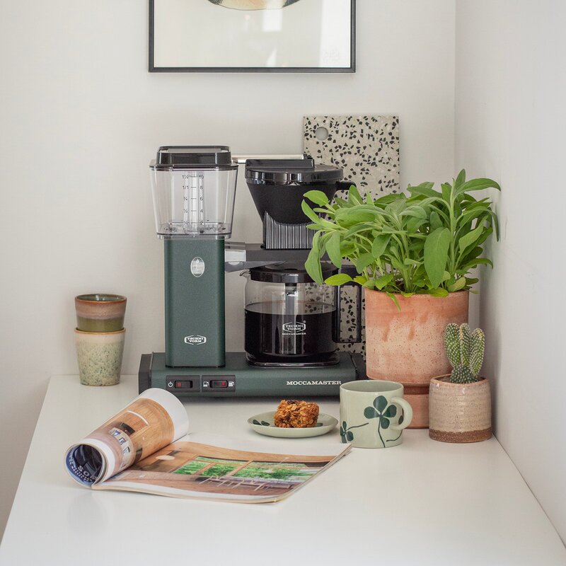 Optio kaffetrakter 1,25L forest green