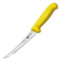 Fibrox utbeiningskniv smalt knivblad 15 cm gul