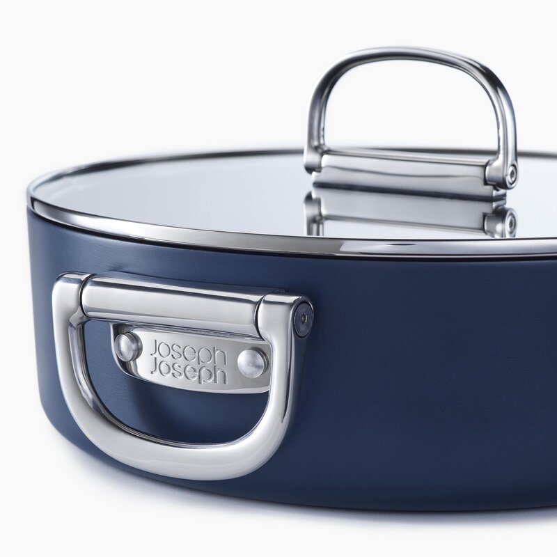 Space kasserolle m/lokk 28 cm 4,5L midnight blue