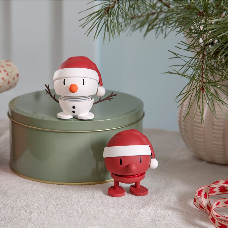 Soft santa snowman liten hvit