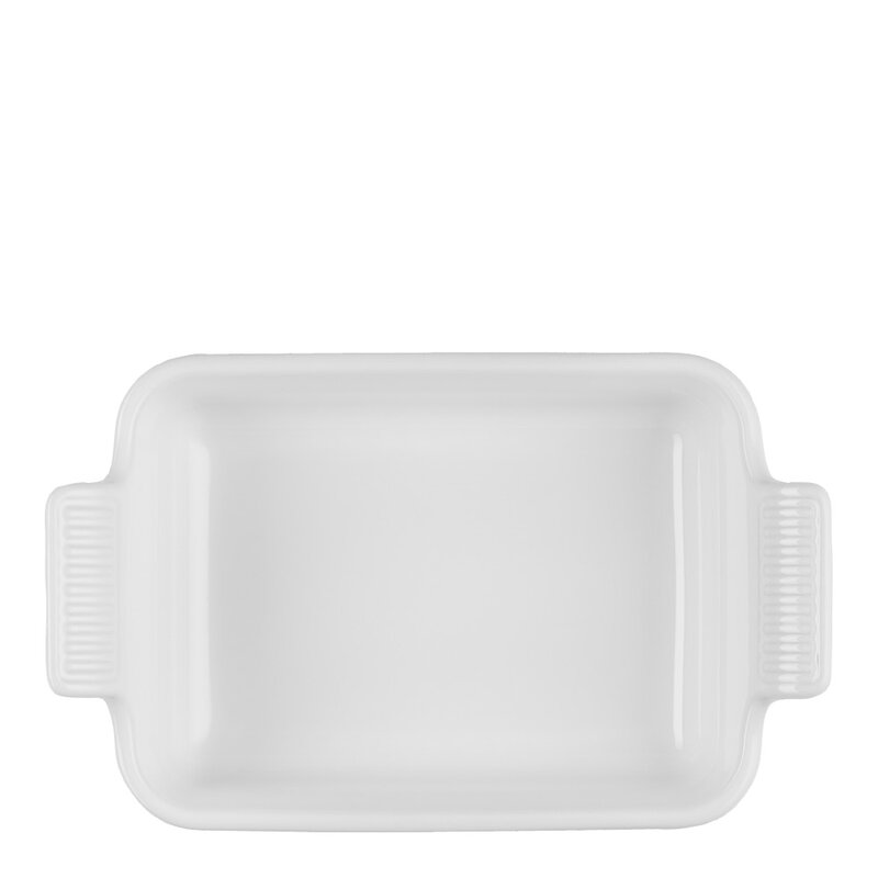 Heritage rektangulær form 19 cm white