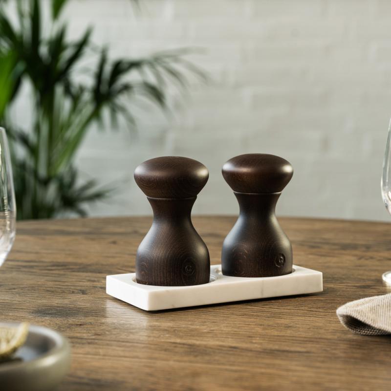 Tabletopper brett for kverner 15 cm hvit marmor