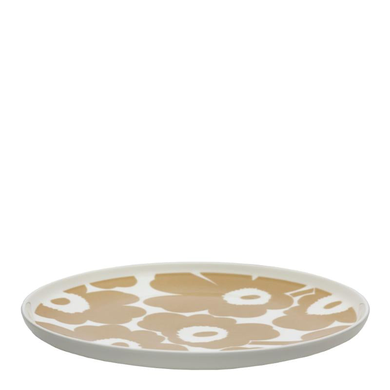 Oiva Unikko tallerken 25 cm beige