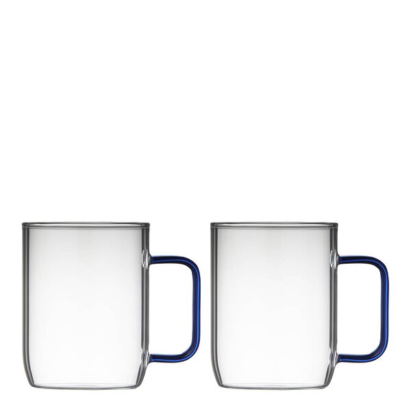 Torino glasskrus 40 cl 2 stk blå