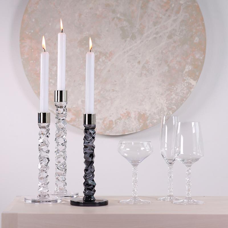 Carat lysestake 24 cm 2 stk antrasitt