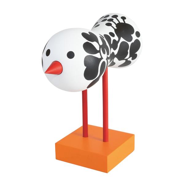 Birds 1967 no 3 16 cm hvit/svart