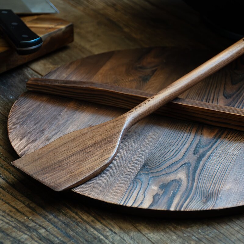 Stekespade 33,5 cm valnøtt