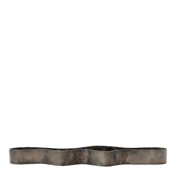 Flood lysestake 35 cm antikk brun