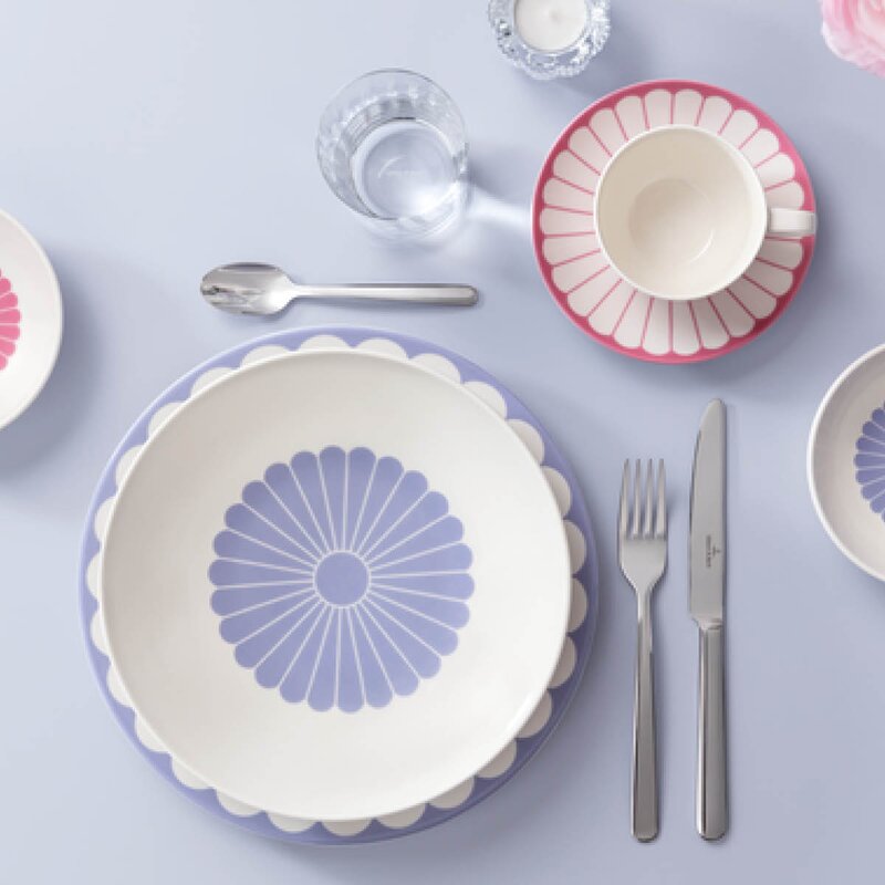 Fleur bleu pastaskål 24 cm 62 cl blå
