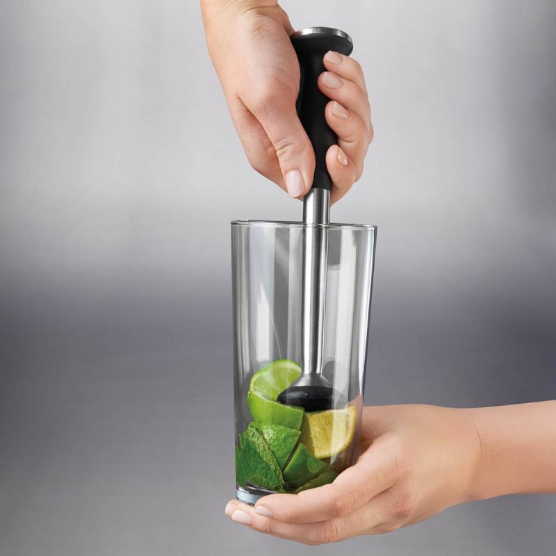 Steel muddler/mojito stamper svart