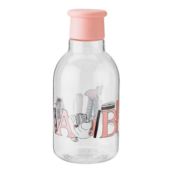 Moomin ABC DRINK-IT vannflaske 0,5L salmon