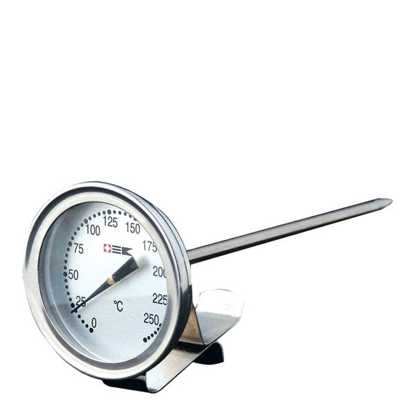 Frityrtermometer sølv
